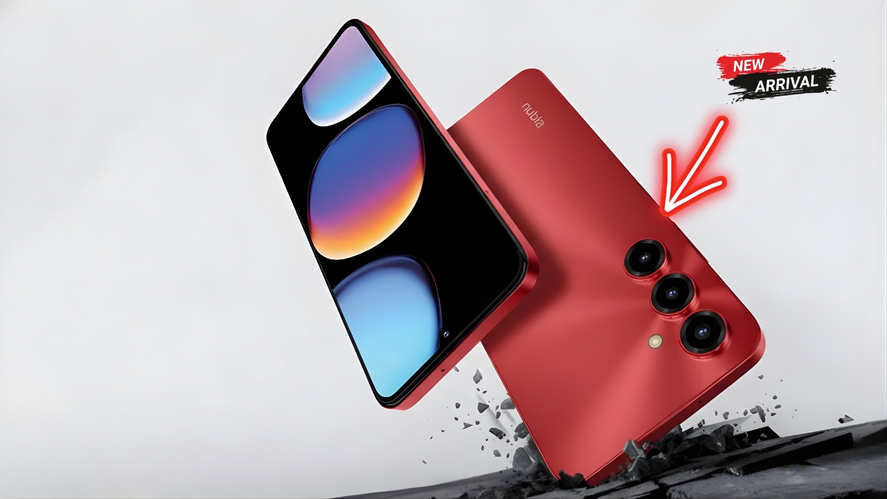 Nubia V80 Max Revealed - 120Hz Refresh Rate and IP64 Durability in Stylish Design